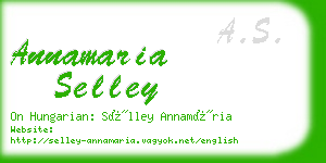 annamaria selley business card